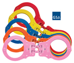 Model 850 Color Plated Hinged Handcuffs